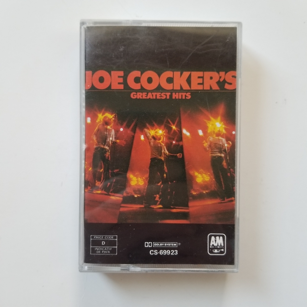 Joe Cocker's Greatest Hits Cassette 🎵3/$15